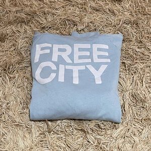 Light Blue Free City Sweatshirt